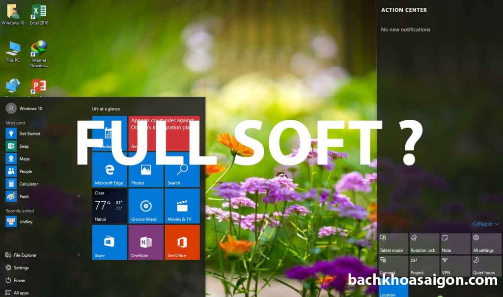 Cài win tại nhà hcm cho mình đừng cài gói full soft